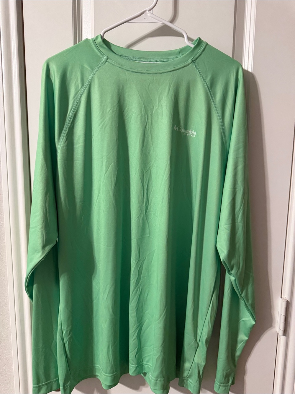 Columbia Men's Long-Sleeve Performance Shirt - Light Green